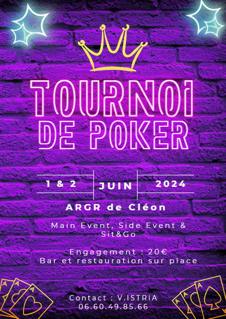 TOURNOI POKER INTER-ARGR À CLÉON